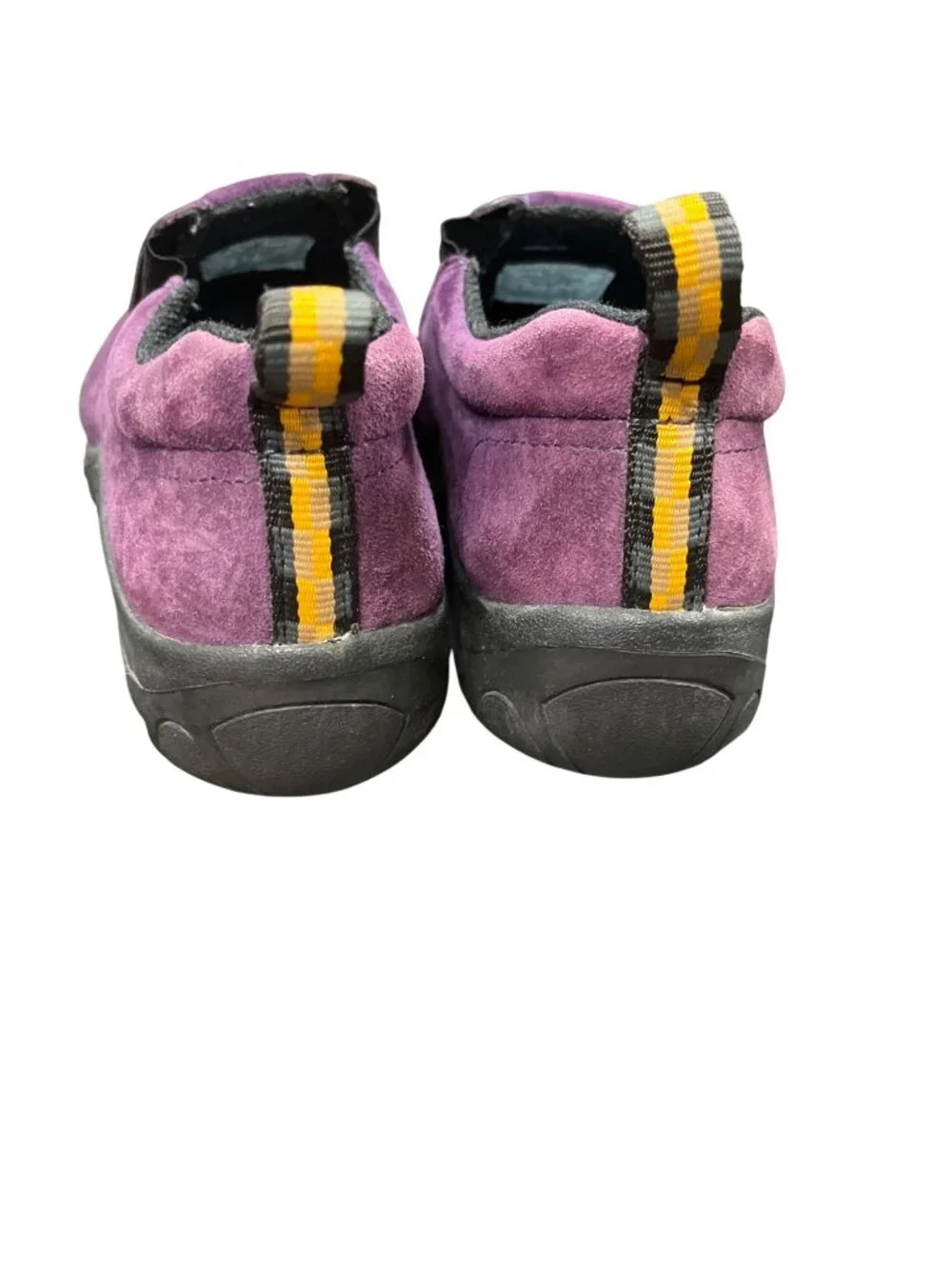 Merrell kids suede purple moc slip on casual hiking shoes sz 5 SKU 10-795